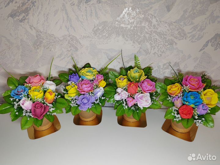 Букет из мыла