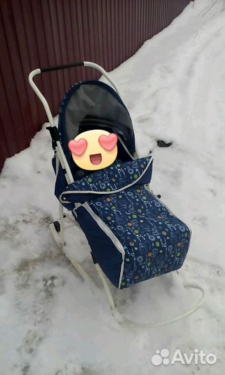 Коляска санки