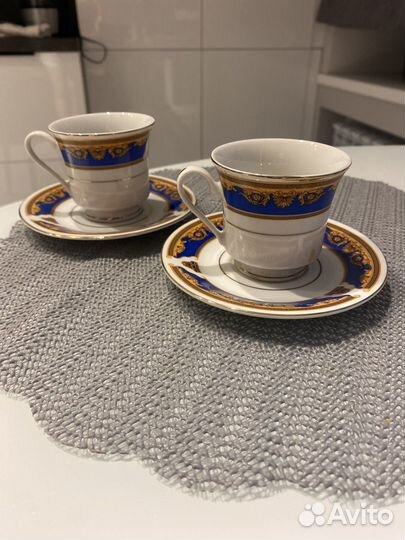 Чашка с блюдцем, кофейный сервис, кофейные чашки