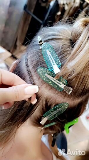 Голливудское наращивание волос, на кольца,колосок