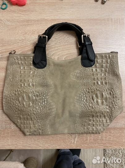 Сумка итальянская из телячьей кожи Sefaro Exotic