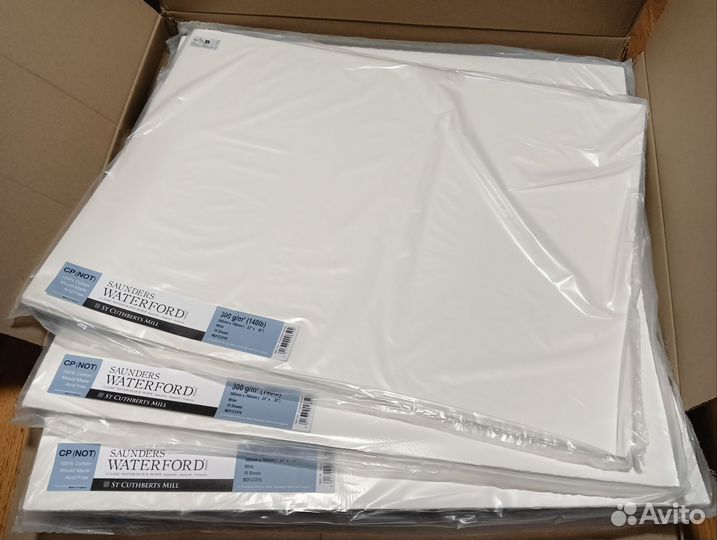 Акварельная бумага Saunders Waterford 300г. хлопок