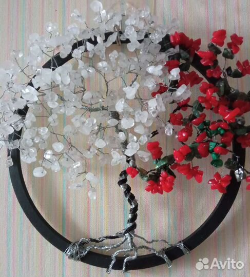 Настенное панно из самоцветов