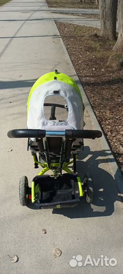 Велосипед коляска с ручкой