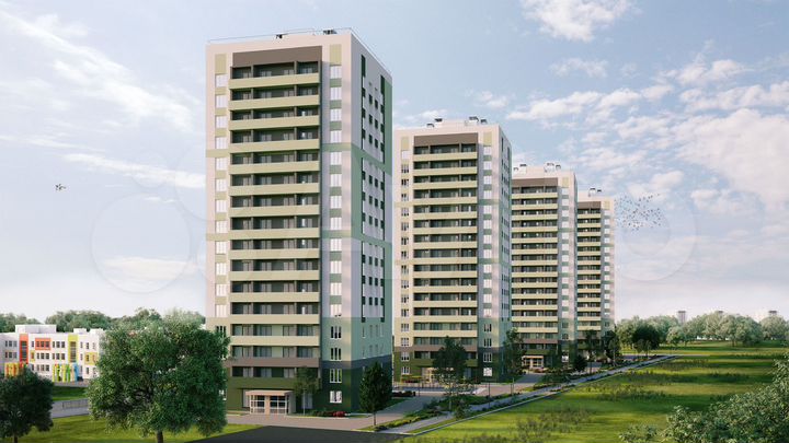 3-к. квартира, 67,5 м², 4/18 эт.
