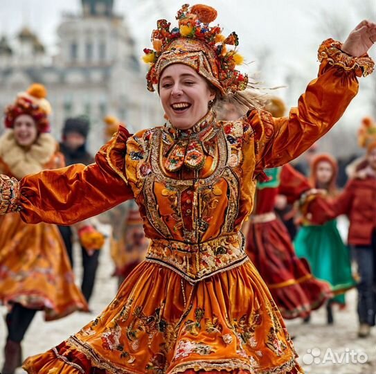 Праздник масленица под ключ скоромохи блины