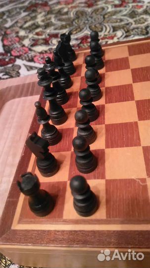 Шахматы мини гдр 80е раритет дерево