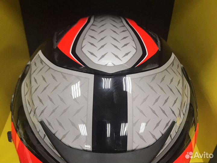 Дорожный шлем Airoh Movement - S серо - оранжевый