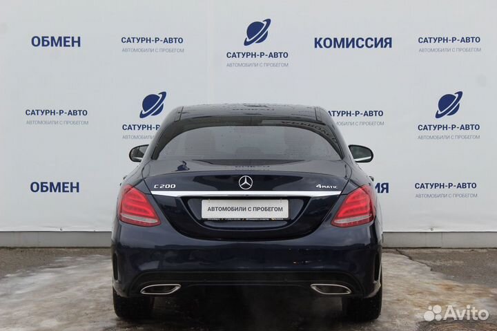 Mercedes-Benz C-класс 2.0 AT, 2017, 121 000 км