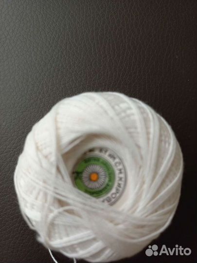 Нитки хлопчатобумажные вязальные