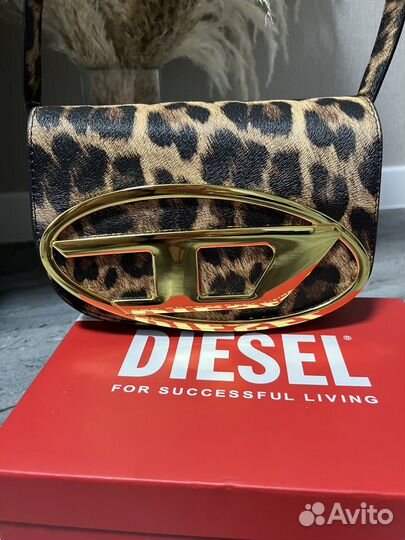 Сумка багет через плечо кроссбоди Diesel