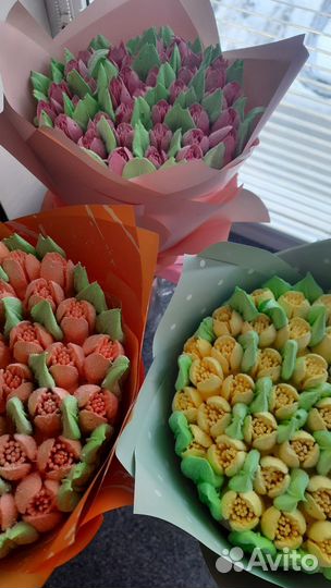 Зефирные тюльпаны