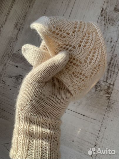 Перчатки ручной вязки