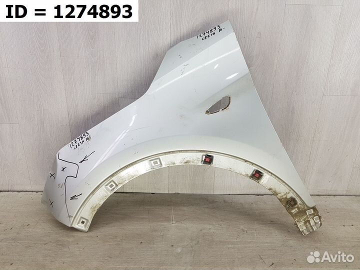 Крыло переднее левое Hyundai Creta