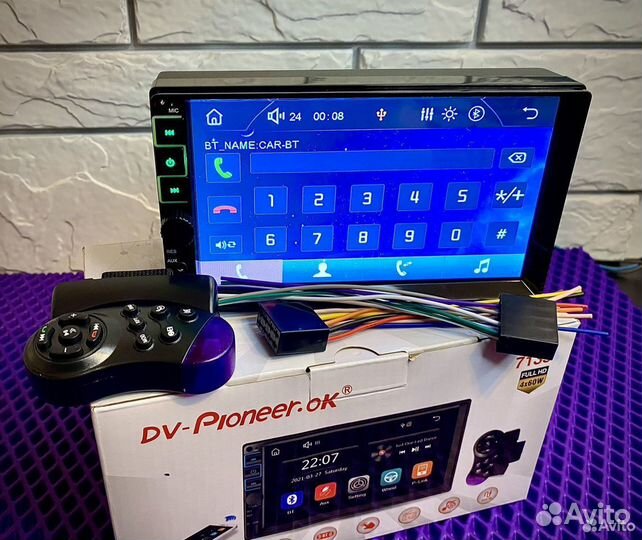 Магнитола Pioneer 7135 c Bluetooth 7 дюймов