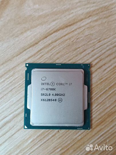Процессор Intel Core i7 6700k