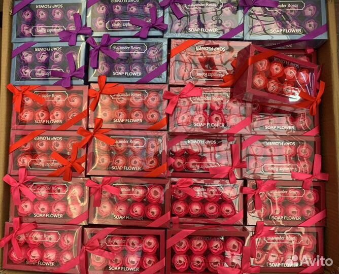 Мыльные розы оптом