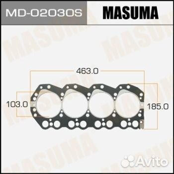 Прокладка гбц nissan QD32/E MD02030S Masuma