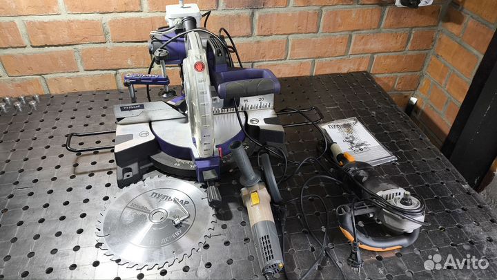 Торцовка, болгарка, полировальная машинка