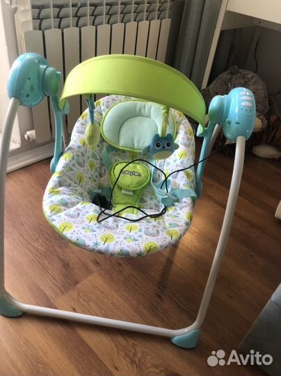 Детские электрокачели babyton