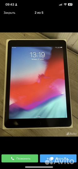 iPad air 128gb без сим