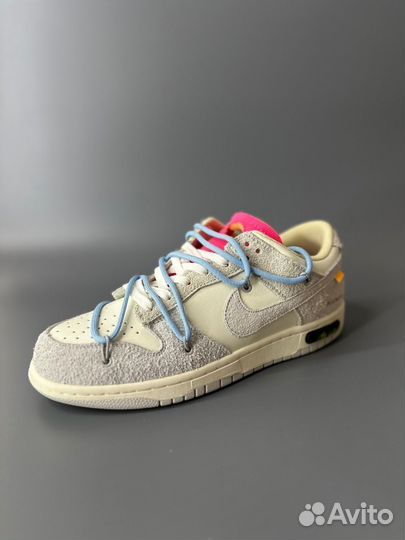 Кроссовки Nike Dunk Low x Off White Lot.38