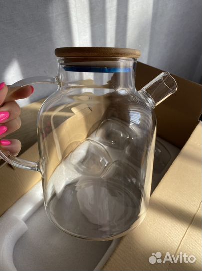 Набор заварочный чайник и чашки