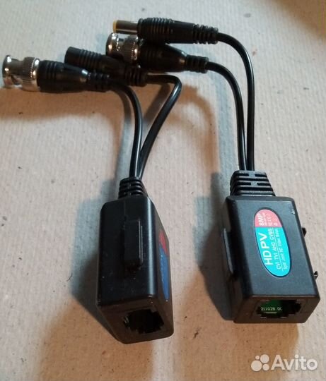 Адаптер BNC - RJ45 для видеокамер наблюдения