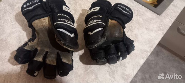 Краги хоккейные размер 10