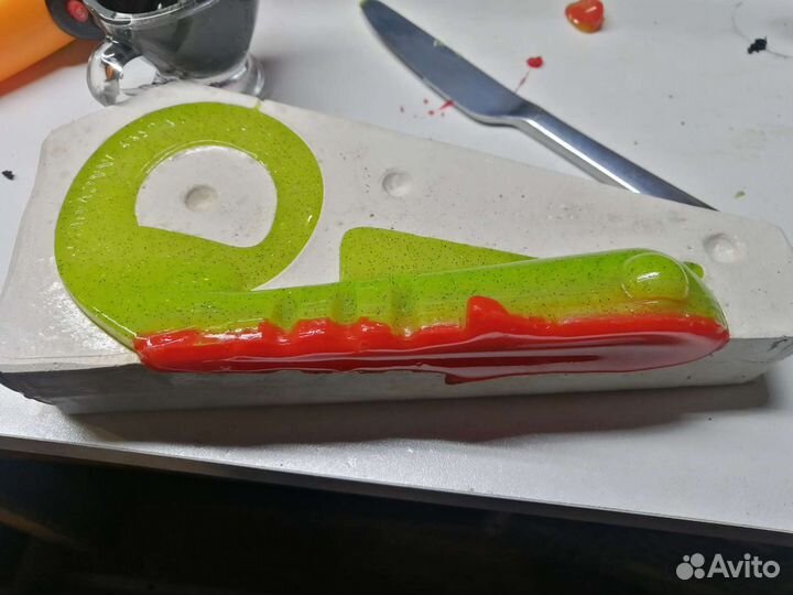 Силиконовые приманки, изготовление