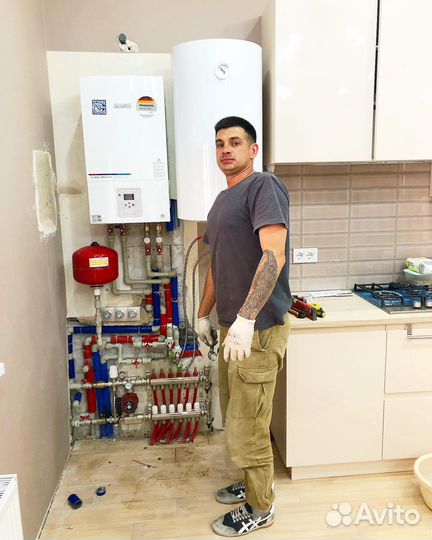 Сантехник, отопление, теплый пол, водопровод