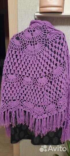 Шаль ажурная