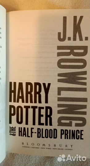 Rowling Harry Potter & half blood prince