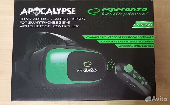 Очки виртуальной реальности с пультом