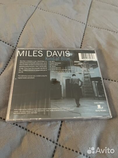 Miles davis kind of blue CD (запечатка)
