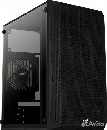Корпус Minitower AeroCool Cs-107-A-BK-v1 Black mAT