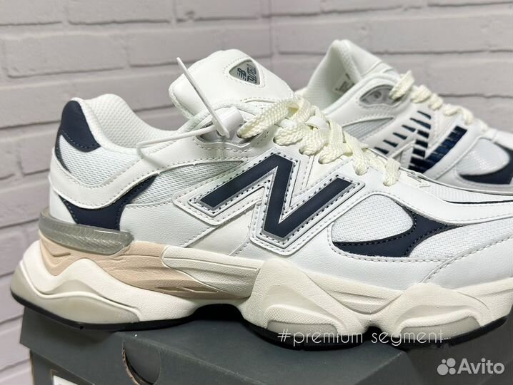 New Balance 9060 White/Navy 36-46