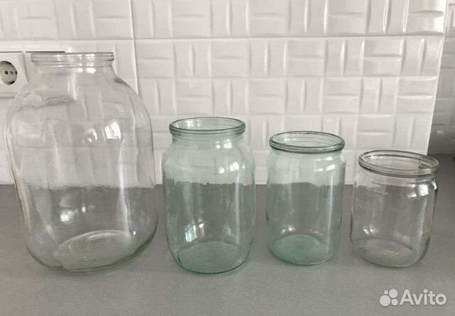 Банки стеклянные 0,75 л 1 л 3 л 10 л