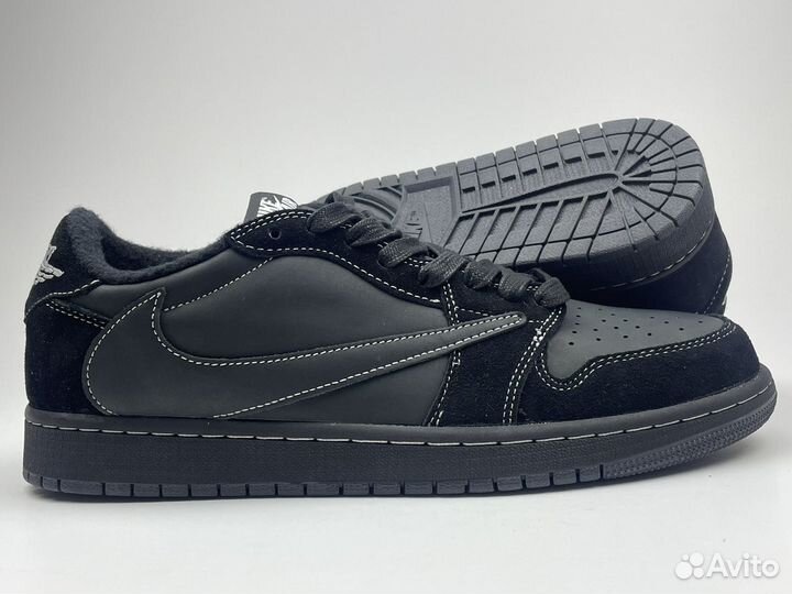 Кроссовки nike air jordan 1 low travis scott