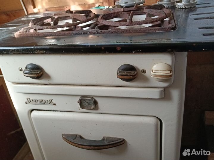 Газовая плита 2 конфорки бу СССР ретро