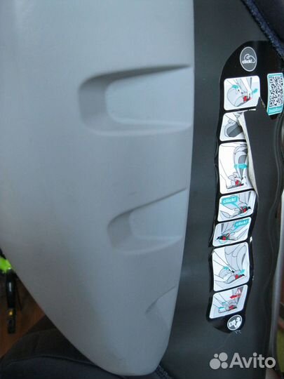 Автокресло детское 36 Romer до 36 кг Isofix синий