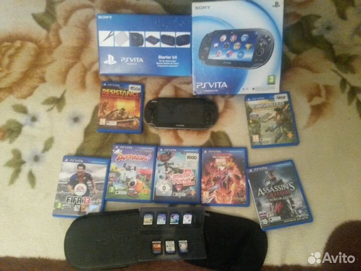 PS Vita с играми