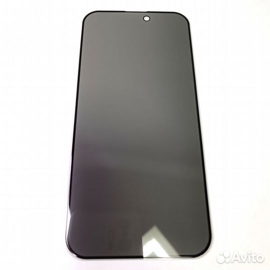 Защитное стекло iPhone 15 Plus Антишпион Privat