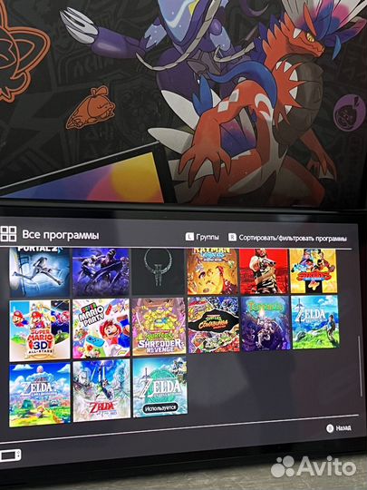 Nintendo Switch Oled Pokemon Прошитая с 42 играми