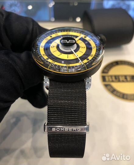 Bomberg BB01 Black & Yellow 43MM