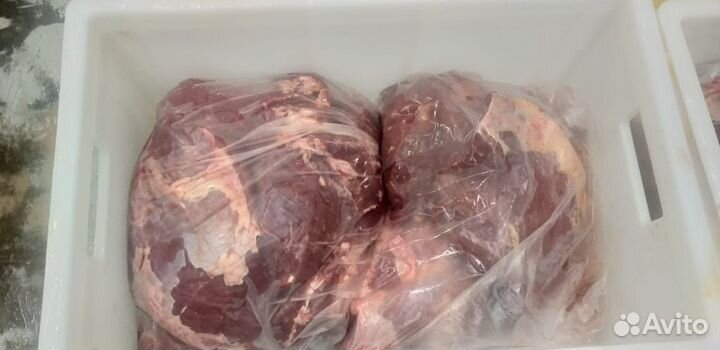 Мясо говядина мякоть без кости, полутуши молодняк