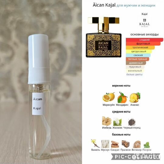 Отливанты оригинальной нишевой парфюмерии