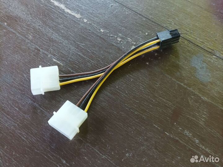 Кабели-переходники питания 6pin-8pin и 6pin-molex
