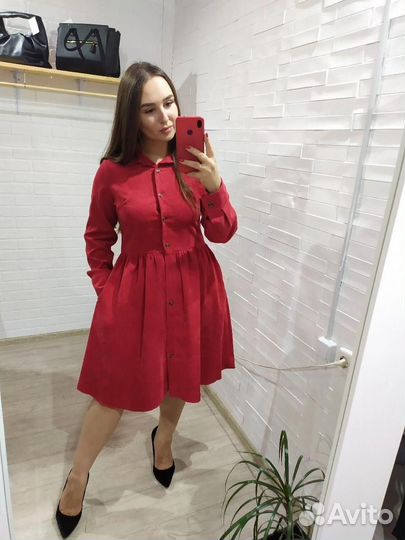 Платье вельвет