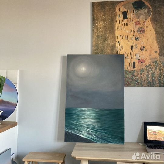 Картина маслом на холсте большая пейзаж